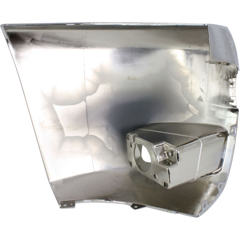 GM TRUCKS & VANS SILVERADO/PU 2500/3500 (CHEVY) FRONT BUMPER END LEFT CHROME (W/FOG) OEM#15839251 2007-2010 PL# GM1016108
