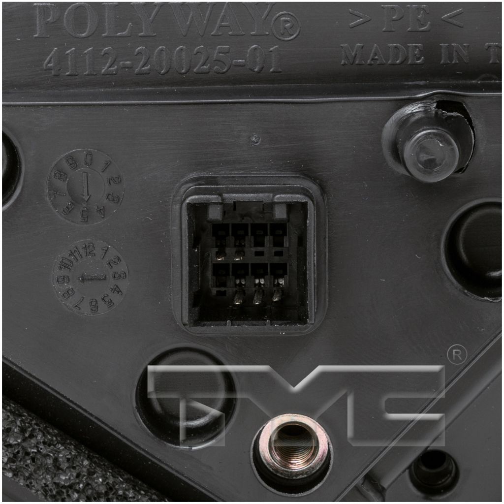 HYUNDAI VELOSTER DOOR MIRROR RIGHT (Passenger Side) PWR/HTD(WO/SIGNAL)(TEXT BASE) OEM#876202V310 2012-2017 PL# HY1321185