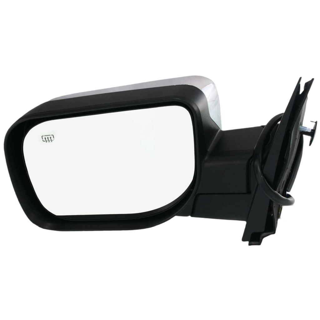 NISSAN ARMADA  DOOR MIRROR LEFT (Driver Side) PWR/HTD (CHROME CVR)(W/O DUAL ARM & LAMP) OEM#96302ZC20A 2004-2015 PL# NI1320172