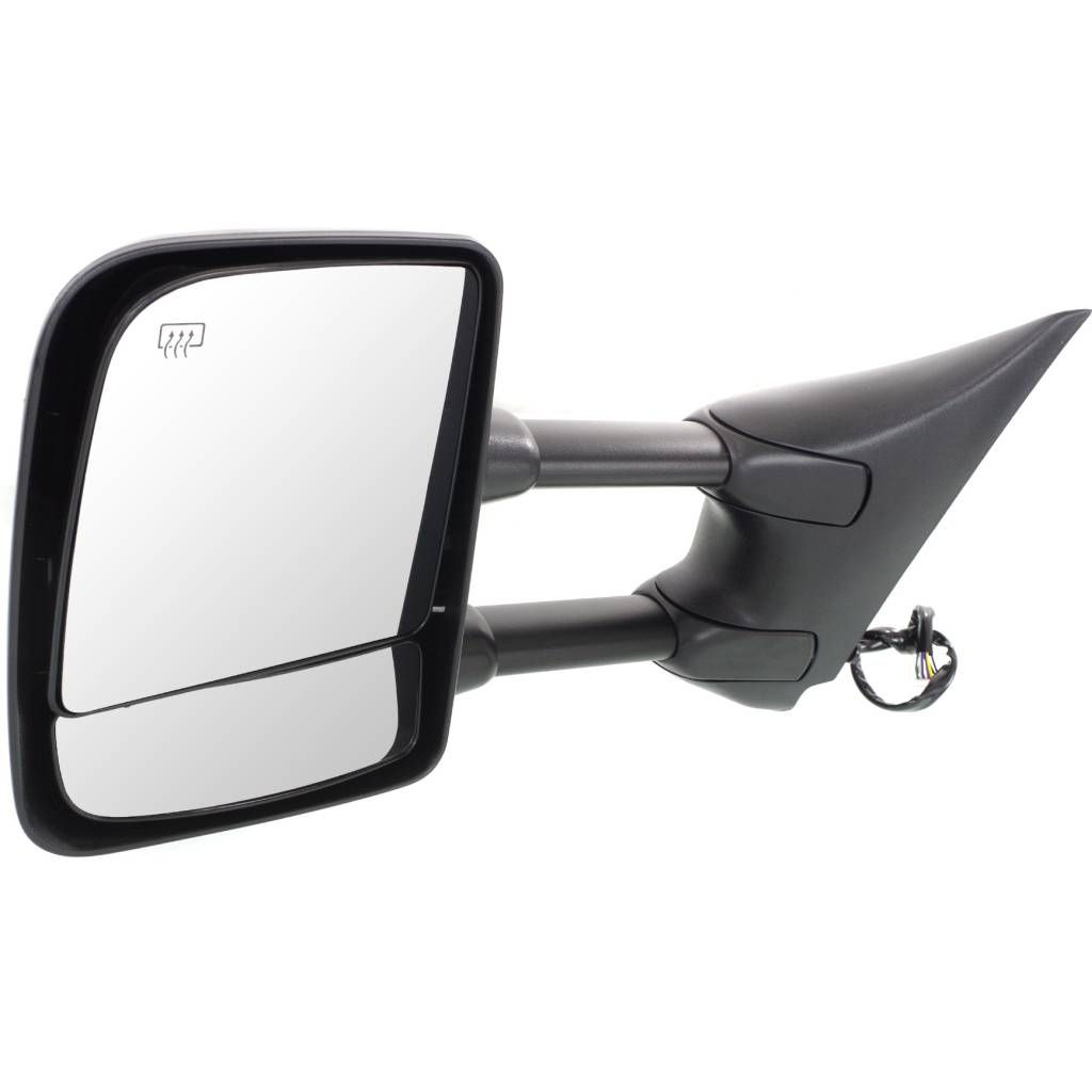 NISSAN TITAN  DOOR MIRROR LEFT (Driver Side) PWR/HTD (CHROME CVR)(W/DUAL ARM/MEMORY)(LE/SL) OEM#96302ZR30E 2004-2015 PL# NI1320204