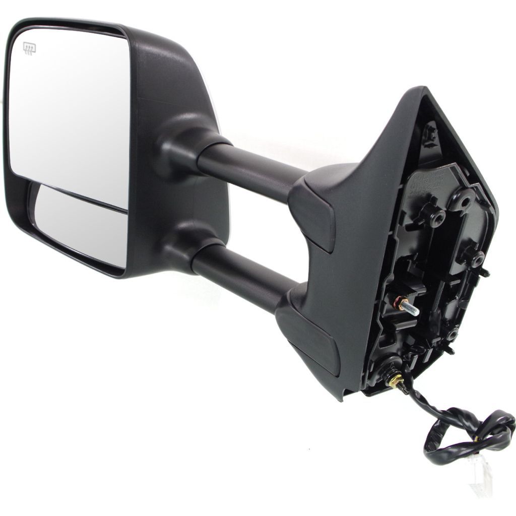 NISSAN TITAN  DOOR MIRROR LEFT (Driver Side) PWR/HTD (CHROME CVR)(W/DUAL ARM/MEMORY)(LE/SL) OEM#96302ZR30E 2004-2015 PL# NI1320204