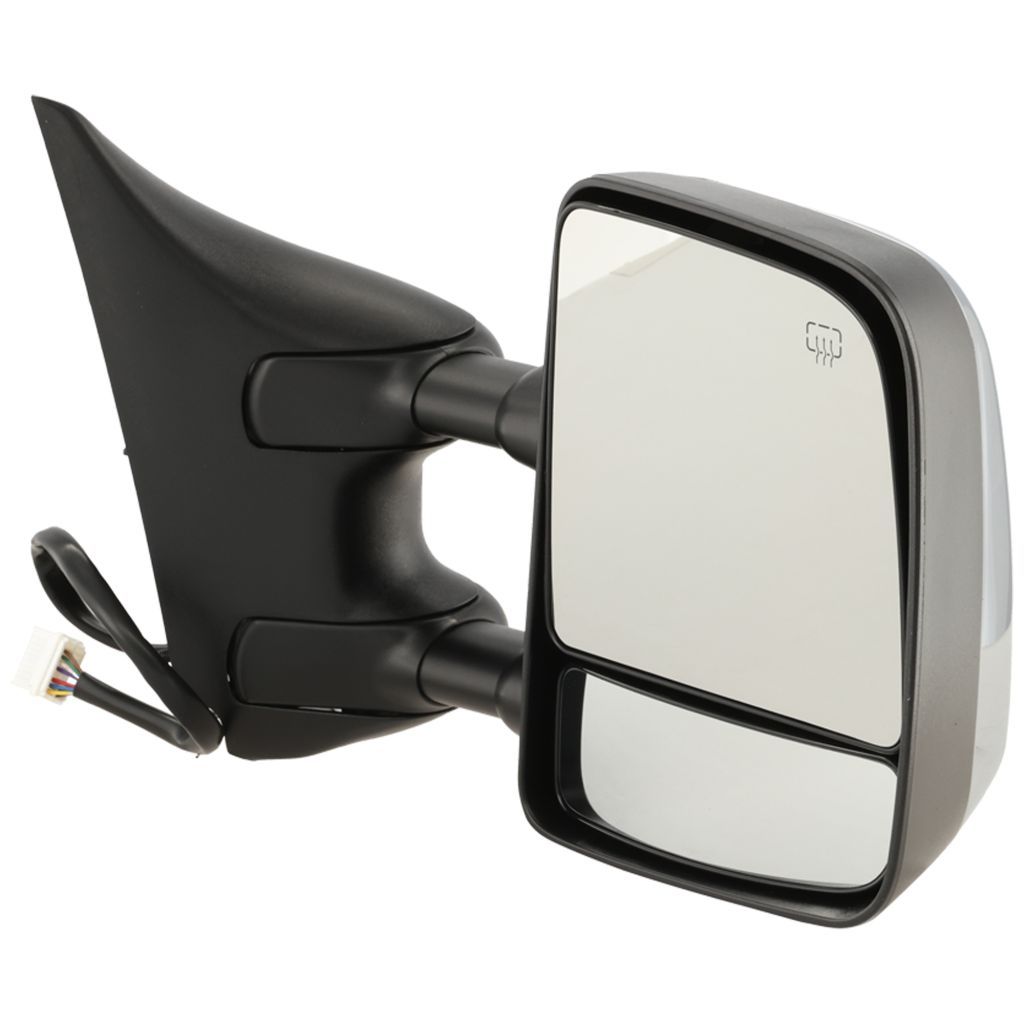 NISSAN TITAN  DOOR MIRROR RIGHT (Passenger Side) PWR/HTD (CHROME CVR)(W/DUAL ARM/MEMORY)(LE/SL) OEM#96301ZR30E 2004-2015 PL# NI1321204
