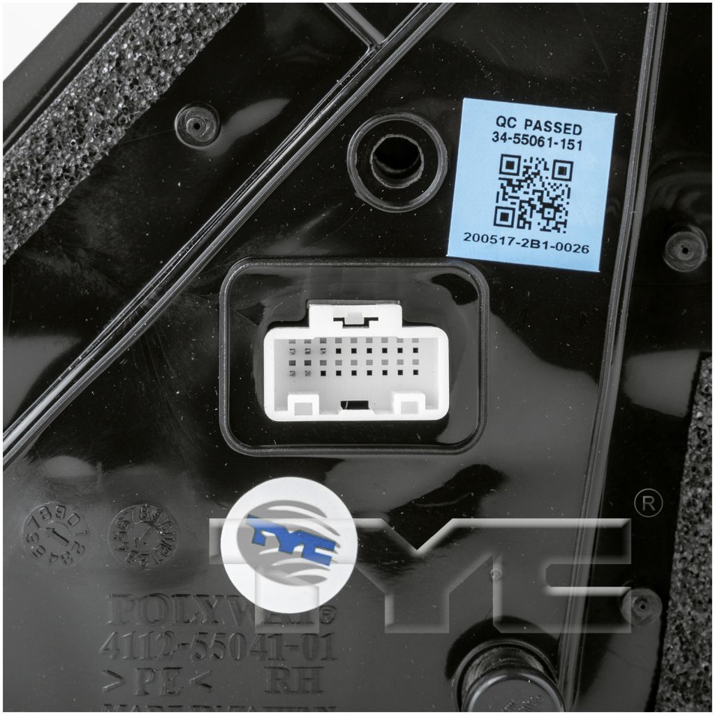 TOYOTA TUNDRA DOOR MIRROR RIGHT (Passenger Side) PWR/HTD/M-FOLD (WO/TOW)(CHR CVR)(WO/BLIND DETECT) OEM#879100C470 2014-2021 PL# TO1321304