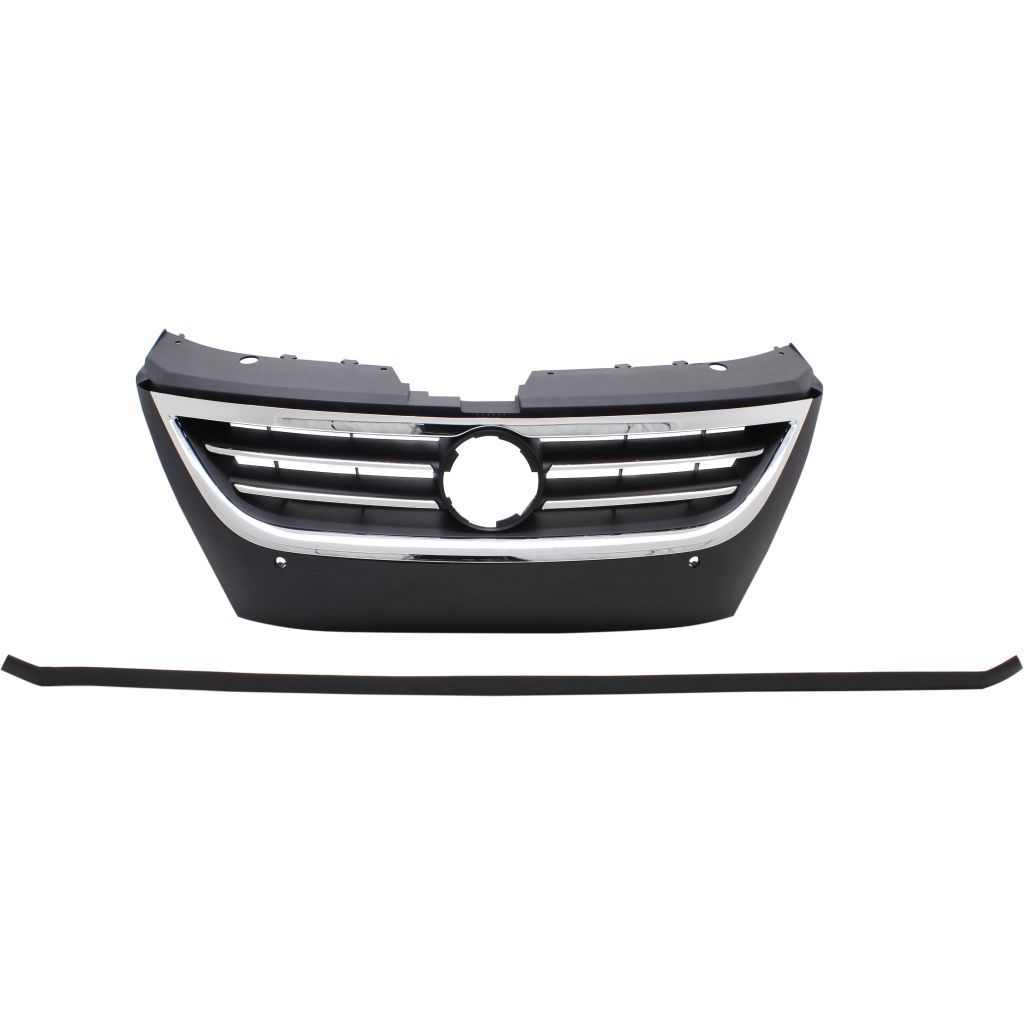 VOLKSWAGEN CC GRILLE (W/DISTANCE SENSOR)(W/CHR MLDG) OEM#3C8853651QGRU 2009-2012 PL#VW1200145