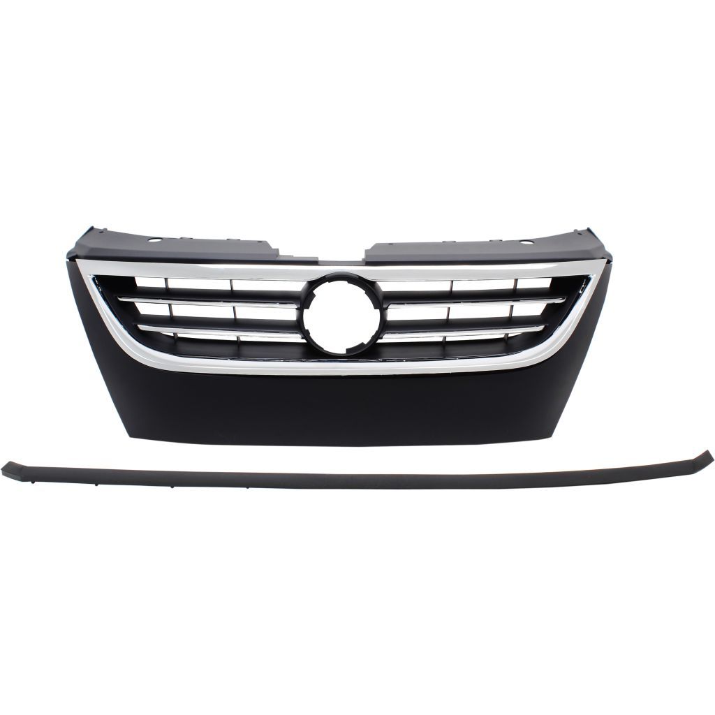 VOLKSWAGEN CC GRILLE (WO/DISTANCE SENSOR)(W/CHR MLDG) OEM#3C8853651PGRU 2009-2012 PL#VW1200146