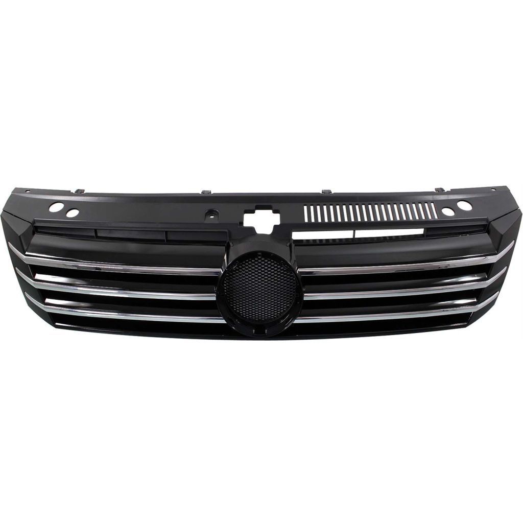 VOLKSWAGEN PASSAT GRILLE CHR/BLK (WO/ 4 VERTICAL CHROME MLDG) OEM#561853651COQE 2012-2015 PL#VW1200153