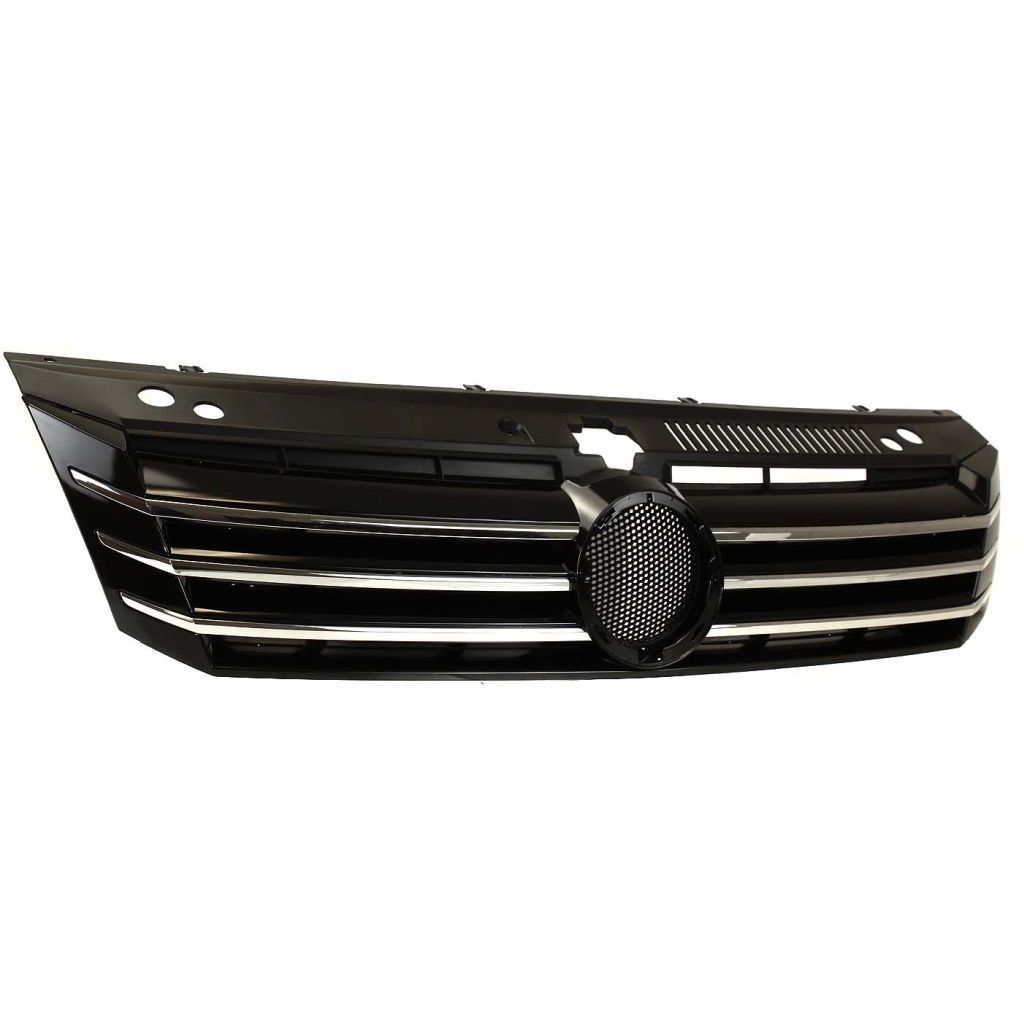 VOLKSWAGEN PASSAT GRILLE CHR/BLK (WO/ 4 VERTICAL CHROME MLDG) OEM#561853651COQE 2012-2015 PL#VW1200153