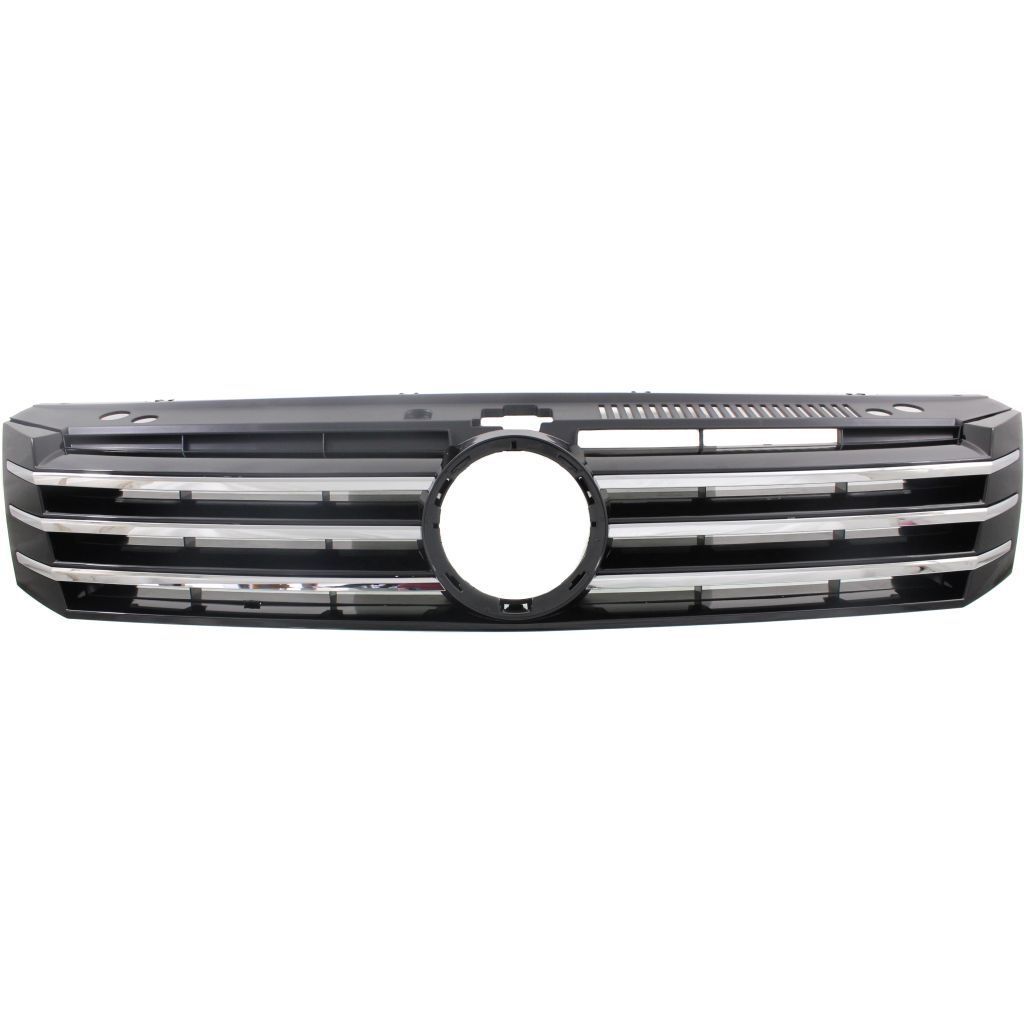VOLKSWAGEN PASSAT GRILLE CHR/BLK (WO/ 4 VERTICAL CHROME MLDG) **CAPA** OEM#561853651COQE 2012-2015 PL#VW1200153C