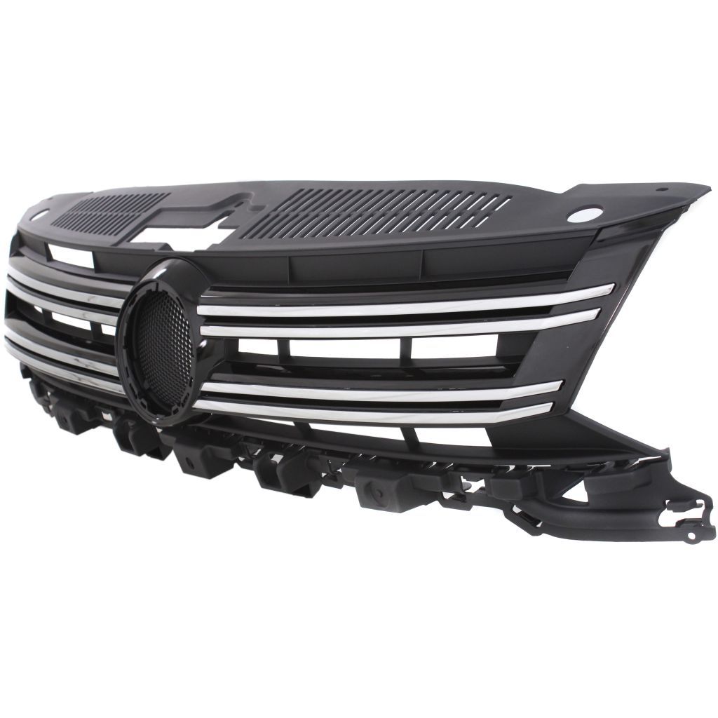 VOLKSWAGEN TIGUAN / TIGUAN LIMITED GRILLE ASSEMBLY CHR/BLK **CAPA** OEM#5N0853651J9B9 2012-2018 PL#VW1200160C