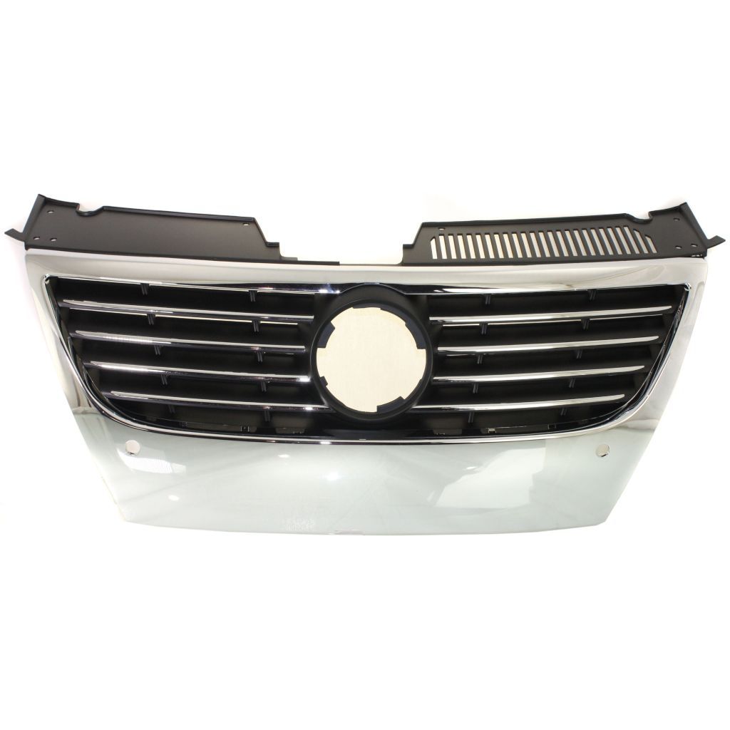VOLKSWAGEN PASSAT GRILLE ASSEMBLY (W/CHR MLDG)(W/SENSOR) OEM#3C0853651GPWF 2006-2010 PL#VW1210101
