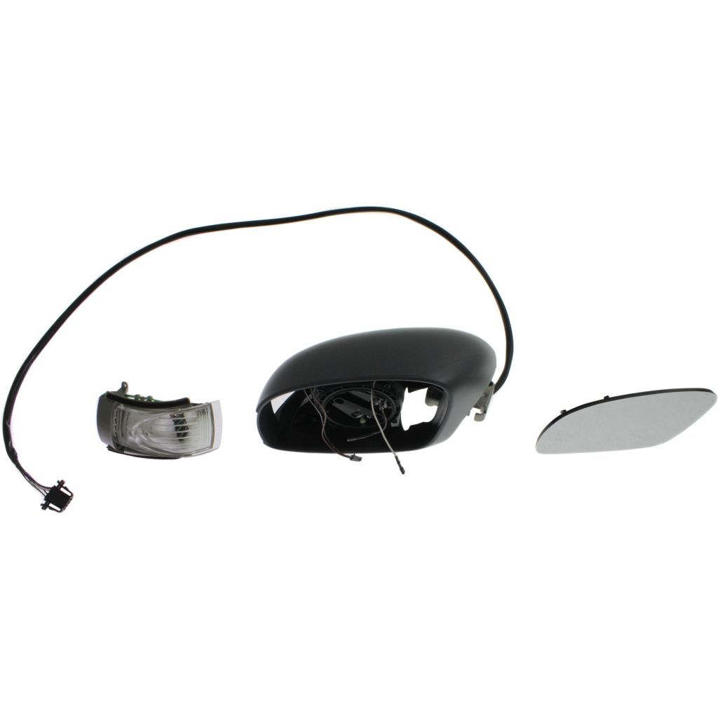 VOLKSWAGEN BEETLE DOOR MIRROR LEFT (Driver Side) POWER/HEATED (W/ LAMP) OEM#1C1857507ABGRU-PFM 2001-2010 PL# VW1320133